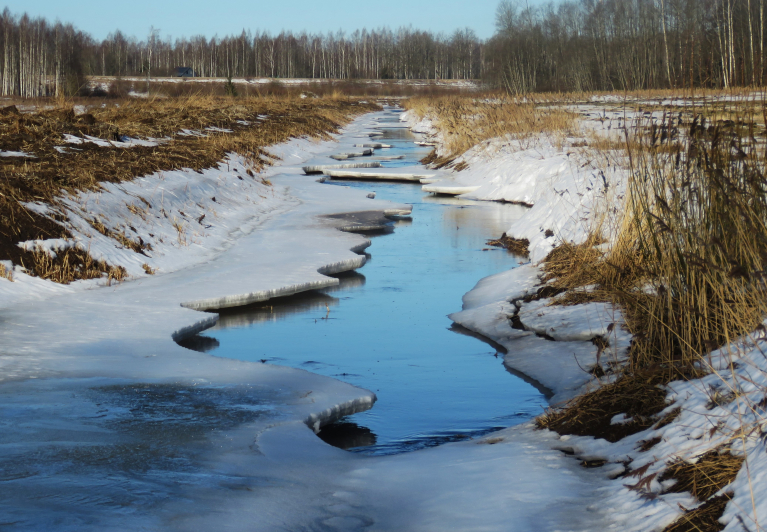 5. marts, ledus izkustējies.